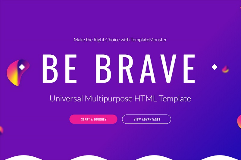 Brave Responsive Multipurpose Website Template
